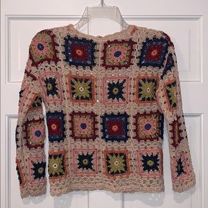 Girls Zara Crochet Sweater